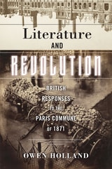 cover of Literature and Revolution: British Responses to the Paris Commune of 1871
