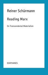 cover of Reading Marx: On Transcendental Materialism