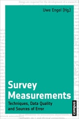 cover of Survey Measurements: Techniques, Data Quality and Sources of Error