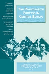 cover of The Privatization Process in Central Europe
