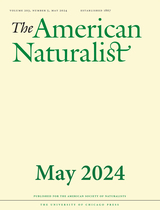 front cover of The American Naturalist, volume 203 number 5 (May 2024)