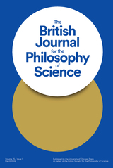 front cover of The British Journal for the Philosophy of Science, volume 75 number 1 (March 2024)
