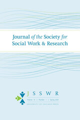 front cover of Journal of the Society for Social Work and Research, volume 15 number 1 (Spring 2024)