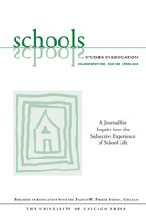 front cover of Schools, volume 21 number 1 (Spring 2024)