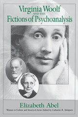 front cover of Virginia Woolf and the Fictions of Psychoanalysis