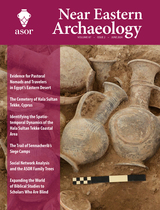 front cover of Near Eastern Archaeology, volume 87 number 2 (June 2024)