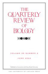 front cover of The Quarterly Review of Biology, volume 99 number 2 (June 2024)