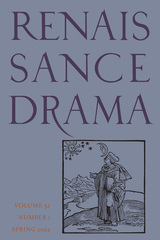 front cover of Renaissance Drama, volume 52 number 1 (Spring 2024)