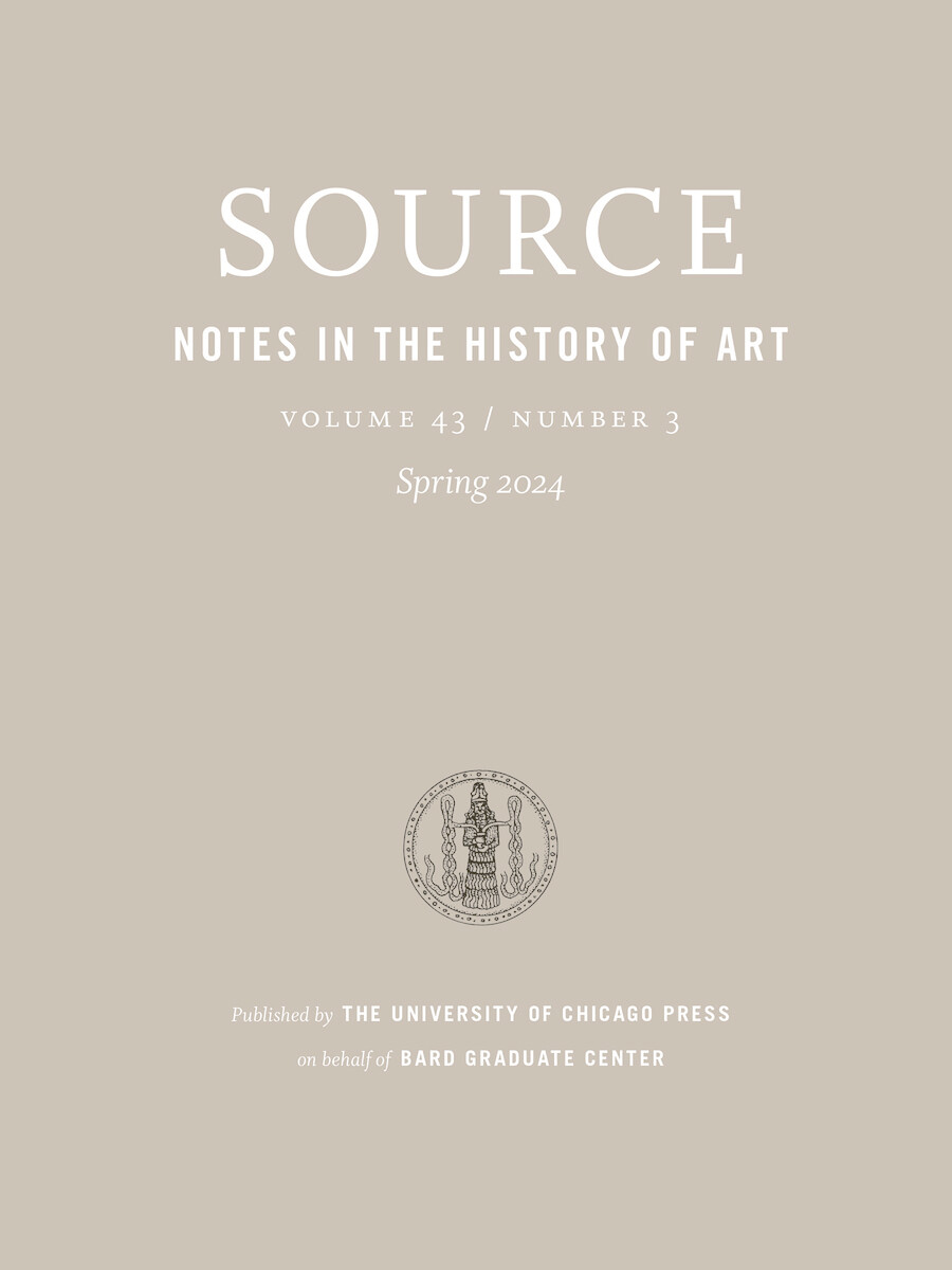 Source: Notes in the History of Art, volume 43 number 3 (Spring 2024 ...