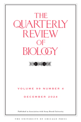 front cover of The Quarterly Review of Biology, volume 99 number 4 (December 2024)