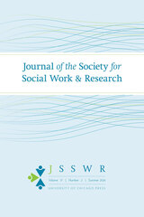 front cover of Journal of the Society for Social Work and Research, volume 17 number 2 (Summer 2026)