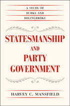 front cover of Statesmanship and Party Government