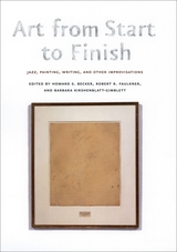 front cover of Art from Start to Finish
