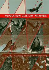 front cover of Population Viability Analysis