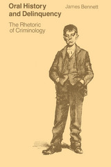 front cover of Oral History and Delinquency