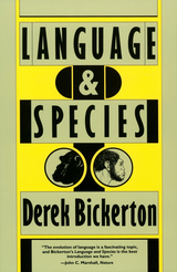 front cover of Language and Species