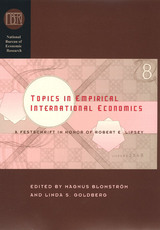 front cover of Topics in Empirical International Economics