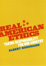 front cover of Real American Ethics