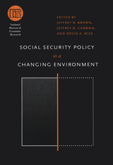 front cover of Social Security Policy in a Changing Environment