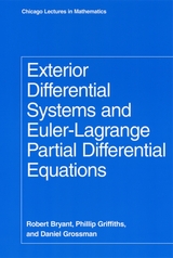 front cover of Exterior Differential Systems and Euler-Lagrange Partial Differential Equations