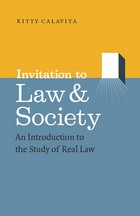 front cover of Invitation to Law and Society
