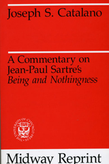 front cover of A Commentary on Jean-Paul Sartre's Being and Nothingness