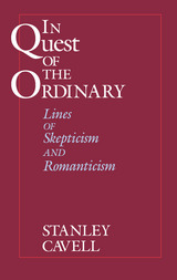 front cover of In Quest of the Ordinary