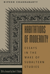 front cover of Habitations of Modernity