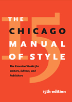 front cover of The Chicago Manual of Style, 15th Edition
