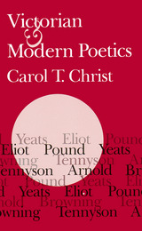 front cover of Victorian and Modern Poetics