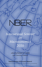 front cover of NBER International Seminar on Macroeconomics 2010, Volume 7