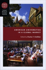 front cover of American Universities in a Global Market