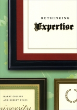 front cover of Rethinking Expertise