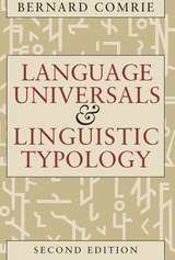 front cover of Language Universals and Linguistic Typology