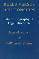 front cover of Rules versus Relationships