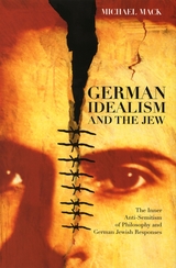 front cover of German Idealism and the Jew