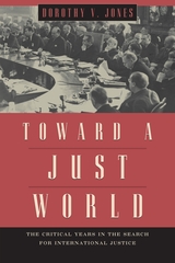 front cover of Toward a Just World