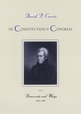 front cover of The Constitution in Congress