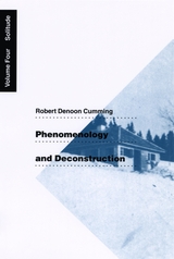 front cover of Phenomenology and Deconstruction, Volume Four