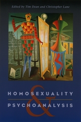 front cover of Homosexuality and Psychoanalysis