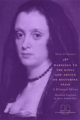 front cover of Warnings to the Kings and Advice on Restoring Spain