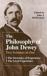front cover of The Philosophy of John Dewey