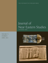 front cover of JNES vol 72 num 1