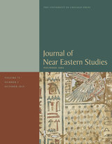 front cover of JNES vol 72 num 2