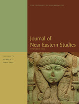 front cover of JNES vol 73 num 1