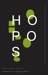 front cover of HOPOS vol 4 num 1