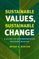 front cover of Sustainable Values, Sustainable Change