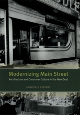 front cover of Modernizing Main Street