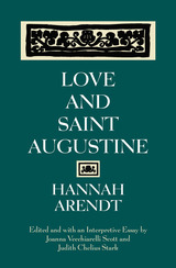 front cover of Love and Saint Augustine