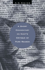 front cover of A Short Commentary on Kant's Critique of Pure Reason